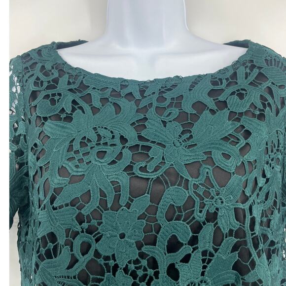 Jennifer Lopez Lace 2 PIece Midi Skirt Top Set  6 Holiday Hunter Winter Wedding - Picture 3 of 13